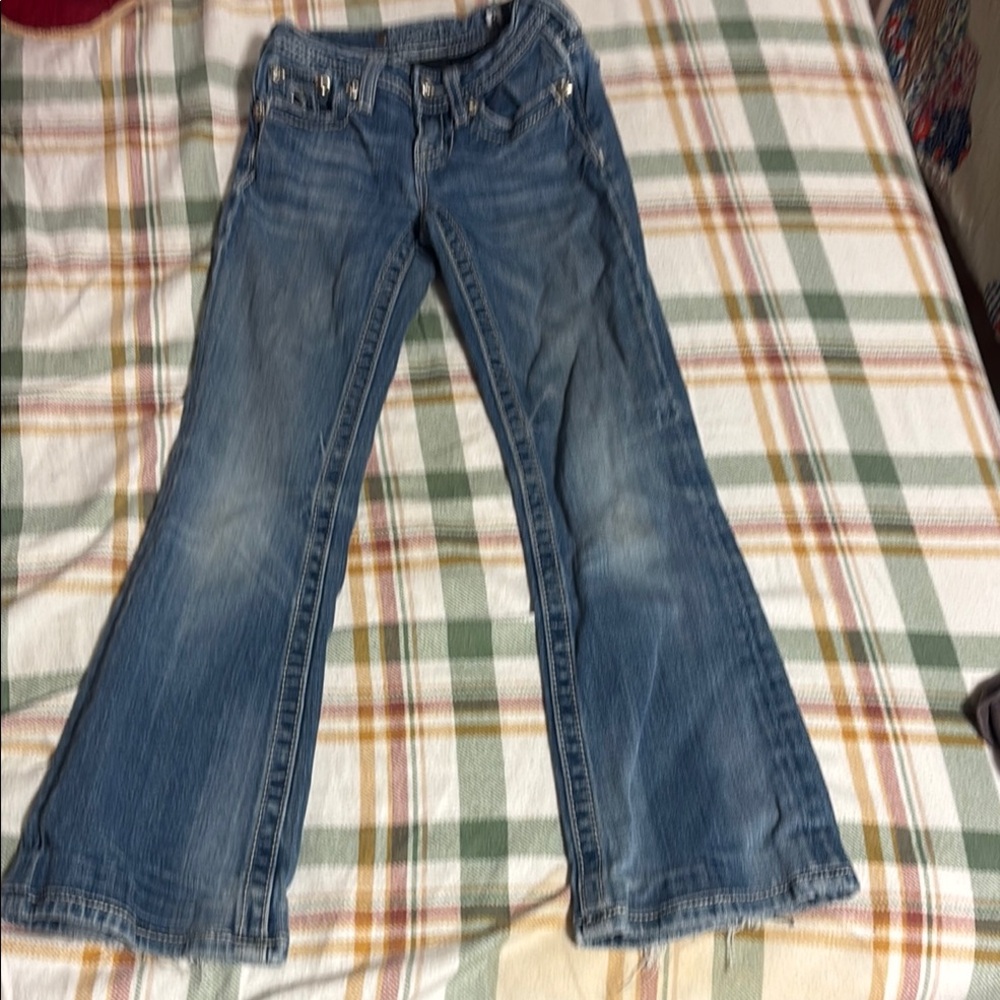 Girls size 8 Miss Me Blue Jeans Classic Boot-Cut